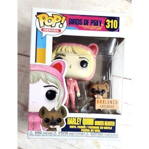 Pop Heroes Birds Of Prey 310 Harley Quinn Broken Hearted Vinyl Figure Box Lunch